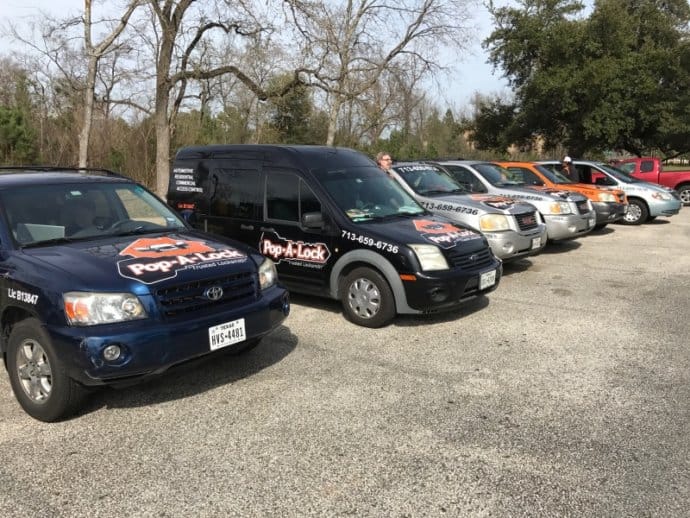 Pop-A-Lock commercial locksmith team in Houston, TX