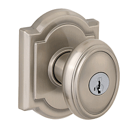 Satin Nickel Entry Door Knob