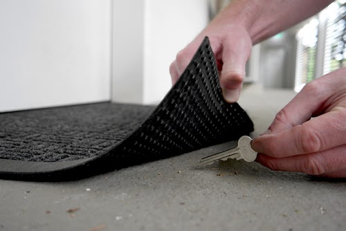 key under mat