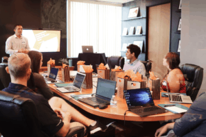 Office meeting team meeting