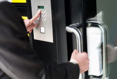 door unlocking code