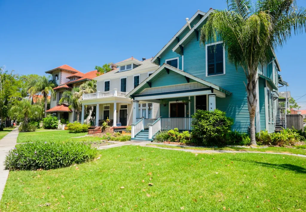 Homes in Metairie, Louisiana.